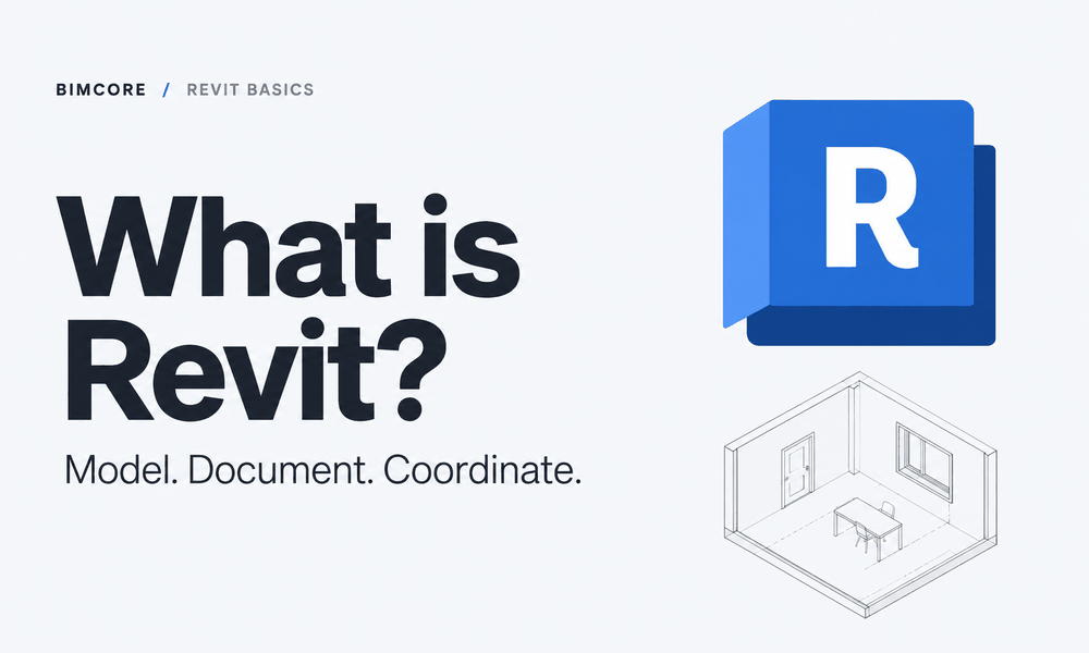 What Revit is — information model, documentation, and coordination