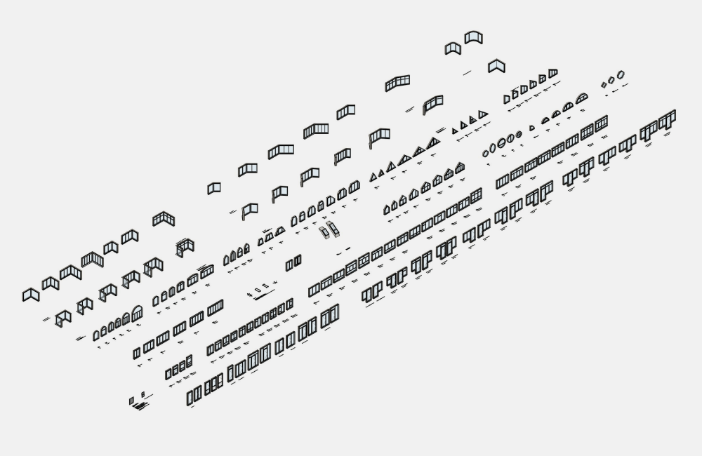 Window Revit Families — 2. SET STRUCTURE