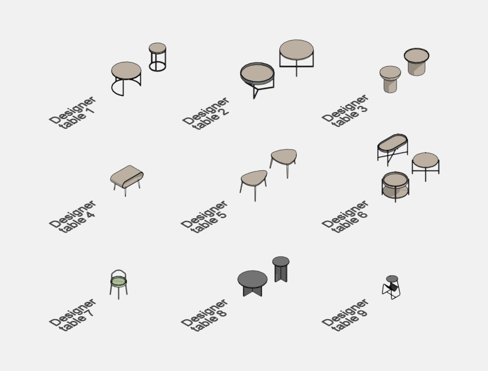 Tables Revit Families — 2. SET STRUCTURE