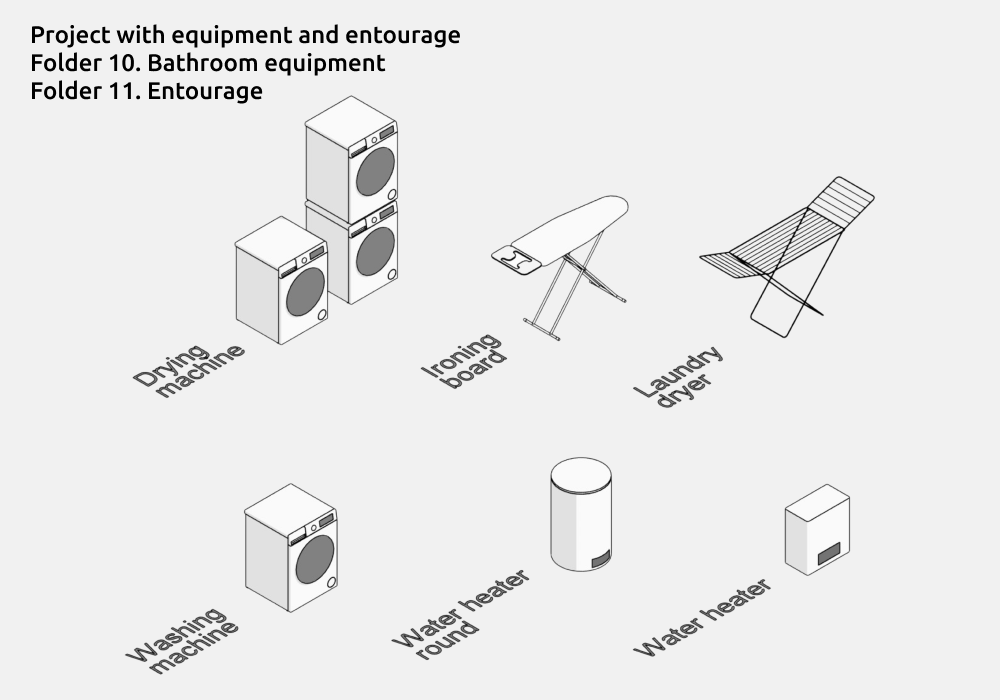 Bathroom Revit Families — SET STRUCTURE