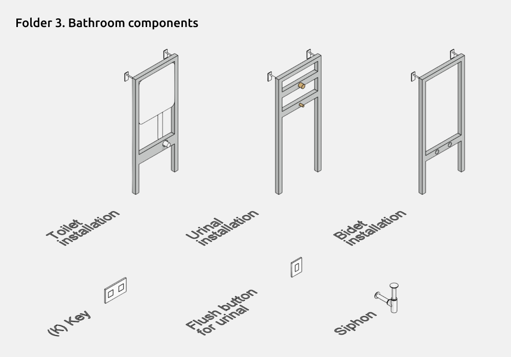 Bathroom Revit Families — SET STRUCTURE