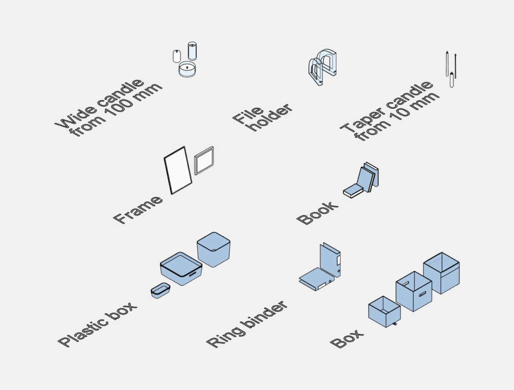 Shelving Revit Families — Decor