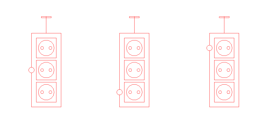 How the reference is drawn in elevation