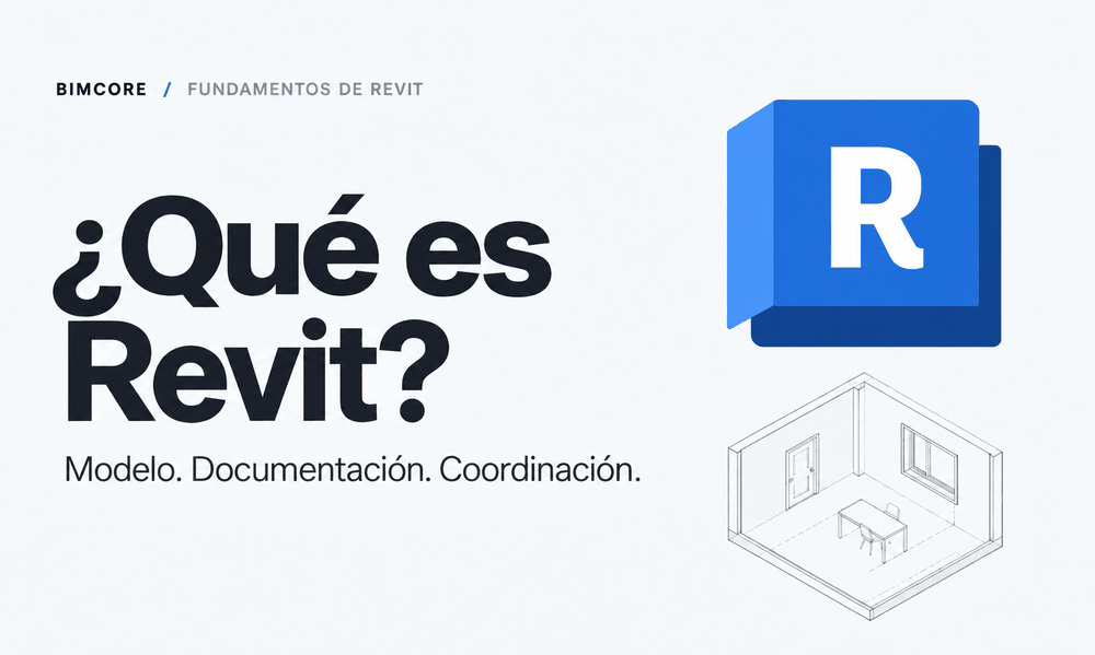 Qué es Revit: modelo de información, documentación y coordinación