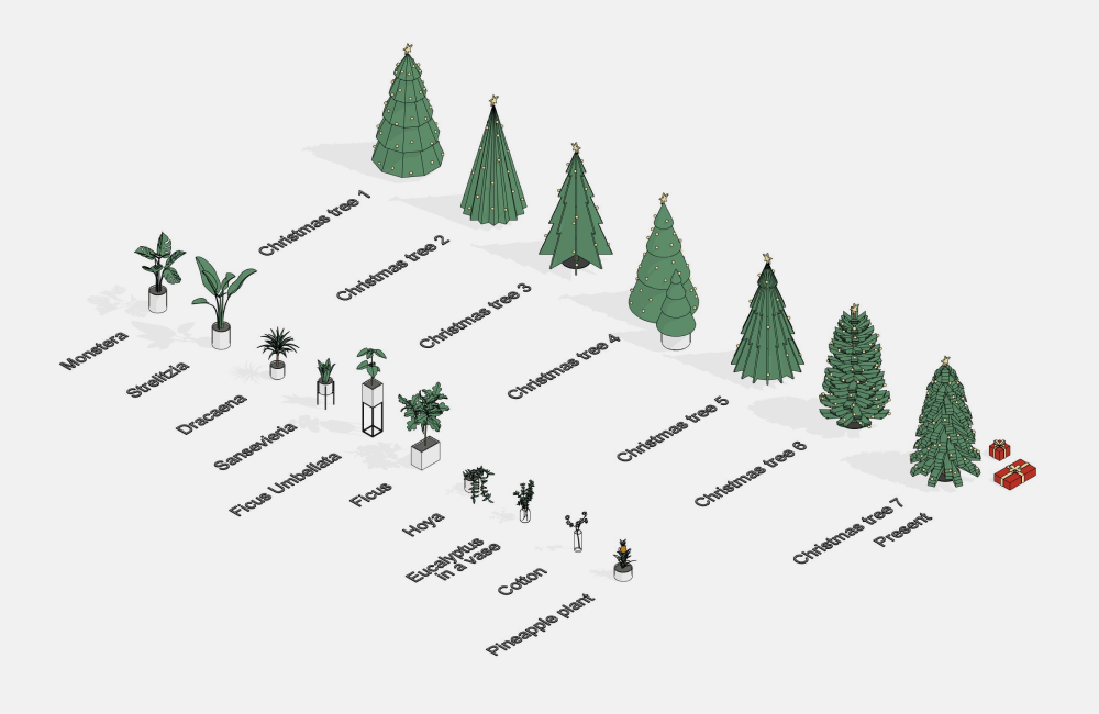 Plants Revit Families — SET STRUCTURE