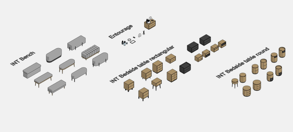 Beds Revit Families — SET STRUCTURE