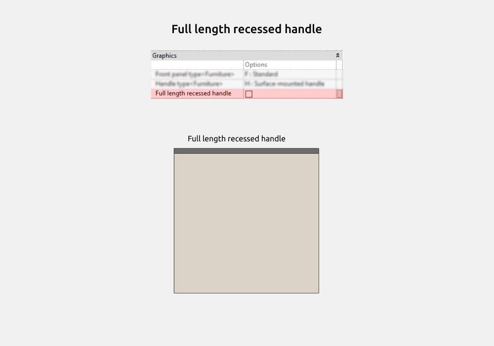 Wardrobe Revit Families — Panels