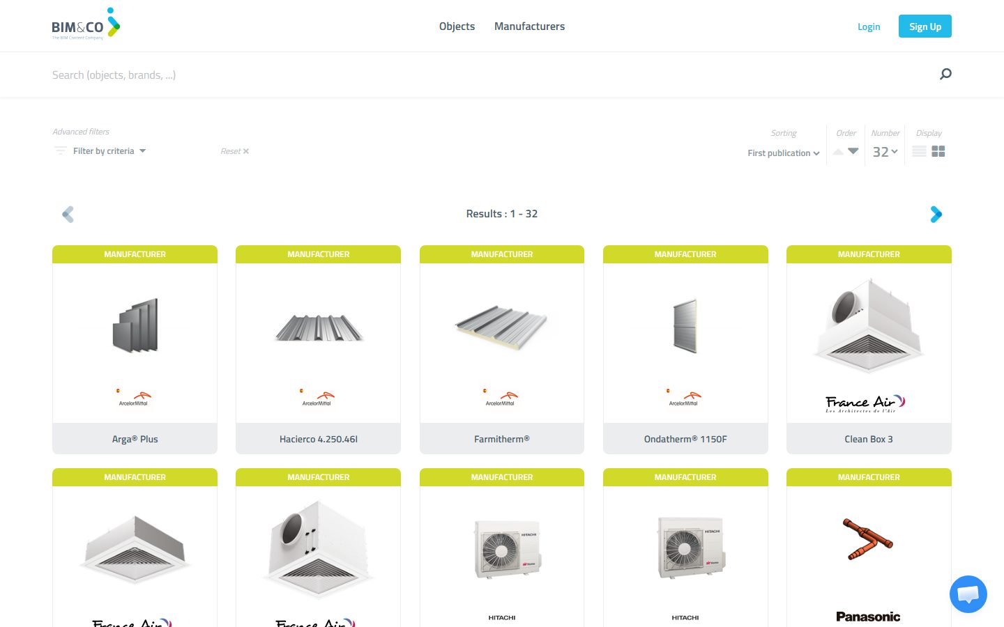 BIM&CO — бесплатные BIM-объекты европейских производителей