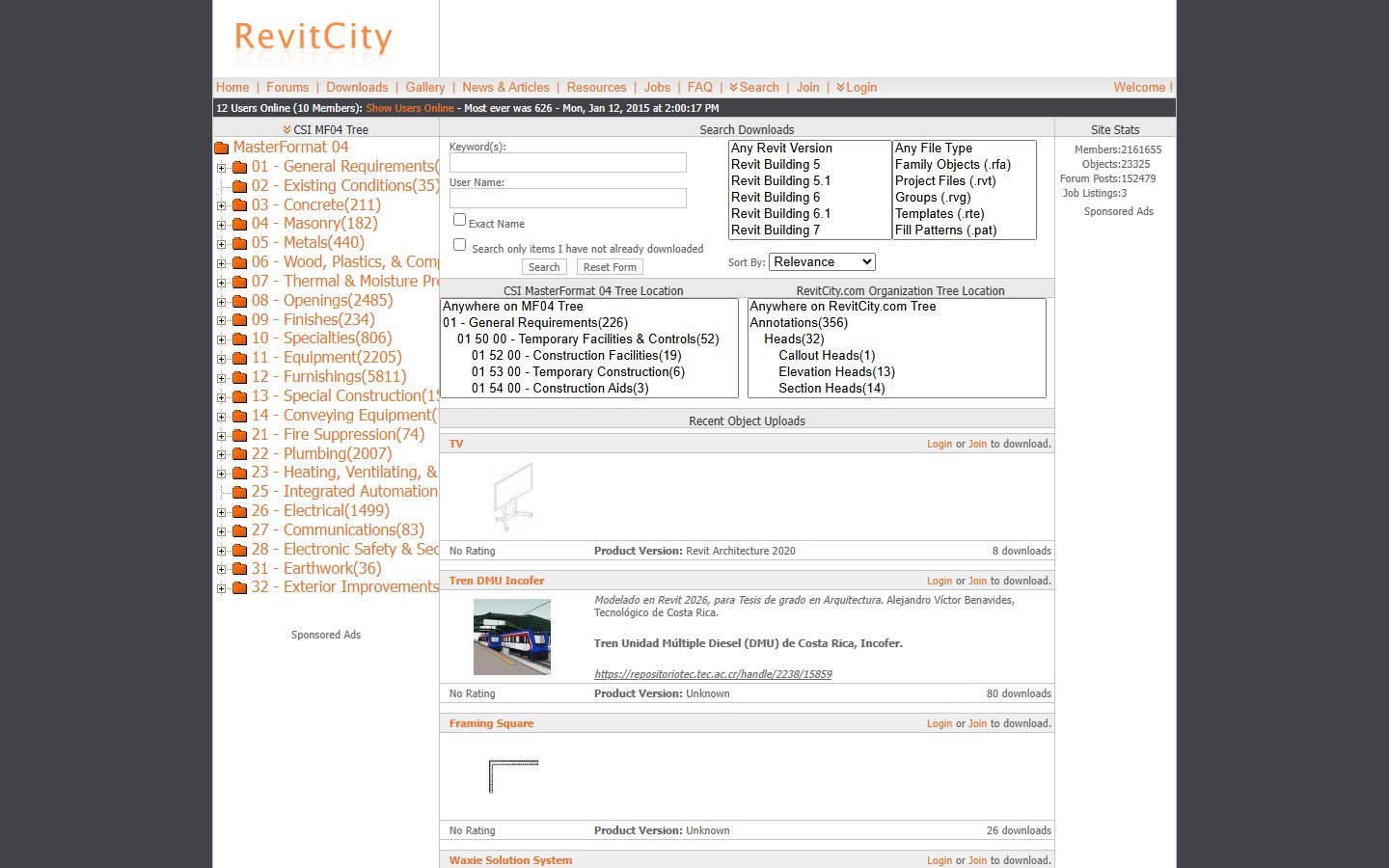 RevitCity — пользовательская библиотека семейств Revit